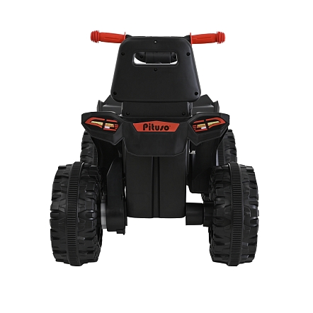 PITUSO Электроквадроцикл 491B 6V/4,5Ah,20W*1,колеса пласт,свет,муз,67*43*50см,Red+White/Красно-белый