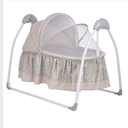 PITUSO электрокачели-колыбель Camellia Beige Star/Звездочка,бежевый,70*104*76см (1 шт/уп)
