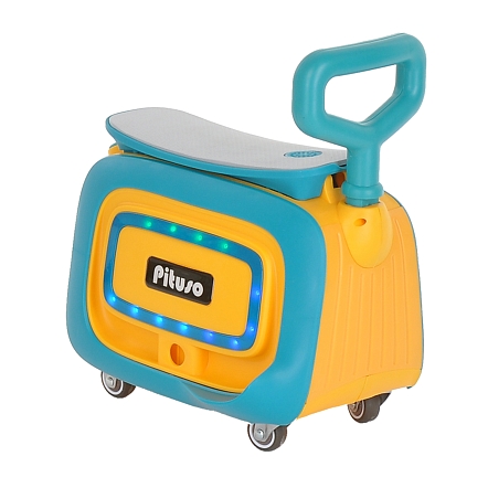 PITUSO Самокат трехколесный HD-8814B, 3в1 Blue/Синий (2 места)