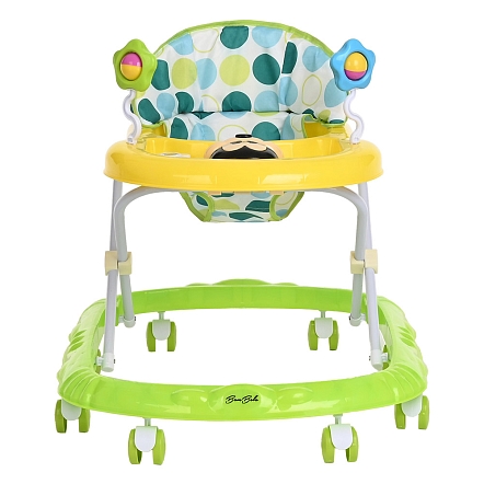 **BAMBOLA Ходунки Микки (8 пласт.колес,игрушки,муз) 7 шт/уп (67*55*57) Green/Лайм