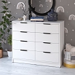 PITUSO Комод серия Kids Optimum ЛДСП Белый-белый (2 места)