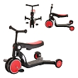 PITUSO Самокат трехколесный HD-200,  5 в 1 Red/Красный