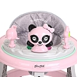BAMBOLA Ходунки Пандочка (круглые) (6 силик.кол,игр.,муз) 6 шт/уп (70*70*54) Pink/Розовый