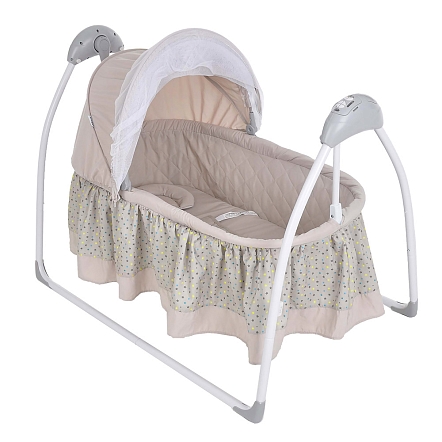 PITUSO электрокачели-колыбель Camellia Beige Star/Звездочка,бежевый,70*104*76см (1 шт/уп)