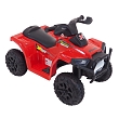 **PITUSO Электроквадроцикл XH116, 6V/4.5Ah,20W*1,колеса пласт,свет,муз,амортиз,68*42*45см,Красный