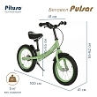 PITUSO Беговел Pulsar, колеса AIR 14", тормоз, подножка,Green matt/Зеленый матовый 