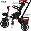 PITUSO Велосипед трехколесный Elite Plus Red Maroon/Темно-красный, 10"/8"