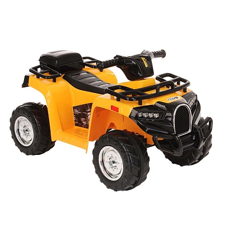 *PITUSO Электроквадроцикл 5258, 6V/4.5Ah*1,20W*1,колеса пласт,MP3,свет,муз,78*50*47 см,Желтый/YELLOW