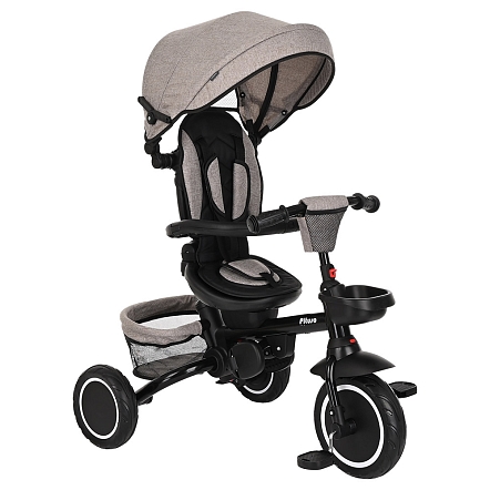PITUSO Велосипед трехколесный Elite Plus Beige/Бежевый, 10"/8"