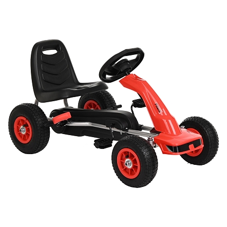 **PITUSO Педальный картинг F638-1 (88*51*48см), надувные колеса,  Красный/Red