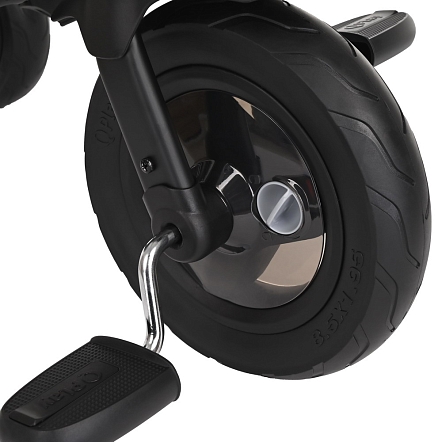 QPlay Велосипед трехколесный NOVA +, Grey/black/cеро-черный