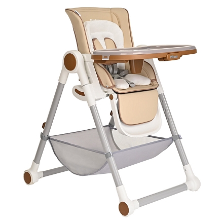 PITUSO Стул для кормления ELCANTO DELUX Beige/Бежевый ECO-кожа 