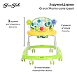 **BAMBOLA Ходунки Шарики (8 пласт.колес,игрушки,муз) 7 шт/уп (67*55*57) Green/Желто-салатовый