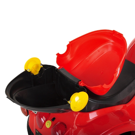 PITUSO Электро-Мотоцикл MD-1188, 6V/4Ah*1, колеса пластик  90х43х54 см, Red / Красно-Черный
