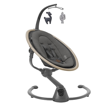 Maxi-Cosi Шезлонг-качалка CASSIA SWG Beyond Graphite ECO/графитовый