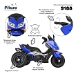 **PITUSO Электромотоцикл 9188, 6V/4,5Ah*2, возд.колеса, 109*54*72см, Blue / Синий