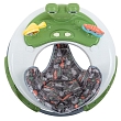 BAMBOLA Ходунки Froggy (круглые) (6 силик.кол,игр.,муз) 7 шт/уп (64*64*56) Green/Зеленый