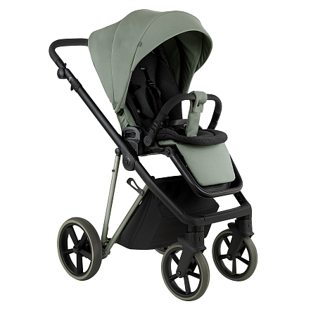 ROAN Коляска 2 в1 Sol Luxury короб + прогулка Sage Green/Sage/руч.Black/к.Sage(2 места)