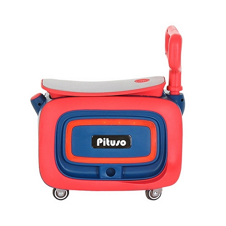 PITUSO Самокат трехколесный HD-8814B, 3в1 Red/Красный (2 места)