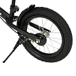 **PITUSO Беговел Pulsar, колеса AIR 14", тормоз, подножка,Black matt/Черный матовый 