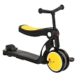 PITUSO Самокат трехколесный HD-200B, родительская ручка, 5 в 1 Yellow/Желтый