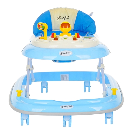 **BAMBOLA Ходунки Юный гонщик (7 силик.колес,игрушки,муз) 4 шт/уп (73*63*53) Blue/Голубой