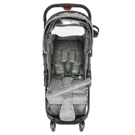 PITUSO Коляска детская TOLEDO (прогулочная), Grey Metallic/Серый металлик/чехол на ножки/AIR