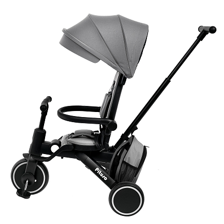 PITUSO Велосипед трехколесный Leve Pro, складной, с сумкой, разм. упак. 66х34х31 см, Grey/Серый