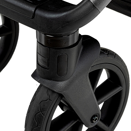 ROAN Коляска 2 в1 Bass Next  короб + прогулка Caviar Black/Black/руч.Black(2 места)