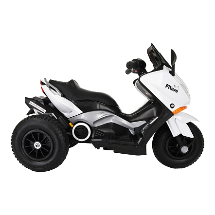 **PITUSO Электромотоцикл 9188, 6V/4,5Ah*2, возд.колеса, 109*54*72см, White / Белый