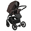 PITUSO Коляска 2 в1 Nino  короб+прогулка Кожа Dark Brown