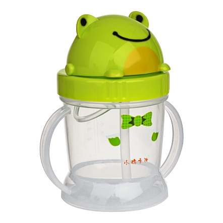 PITUSO Поильник с ручками 240 мл Frog (Лягушка) (уп/12шт)