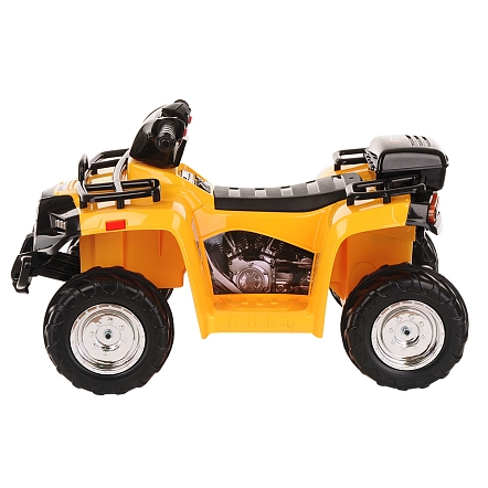 *PITUSO Электроквадроцикл 5258, 6V/4.5Ah*1,20W*1,колеса пласт,MP3,свет,муз,78*50*47 см,Желтый/YELLOW