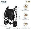 PITUSO Коляска 2 в1 Nino  короб+прогулка Кожа Dark Brown