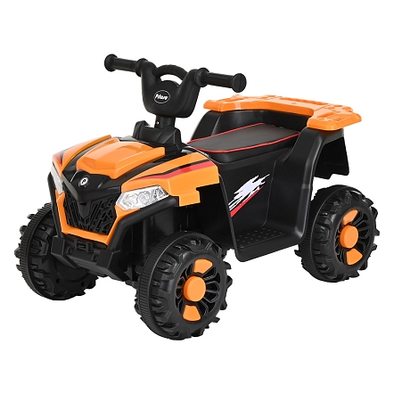 **PITUSO Электроквадроцикл, 116-NEW 6V/4.5Ah,20W*1,колеса пласт,свет,муз,68*43, Orange/Оранжевый