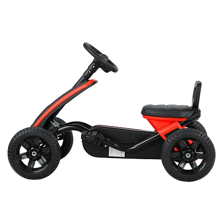PITUSO Педальный картинг G-24 (87.5*48*54 см), ЭВА колеса, Красный/Red