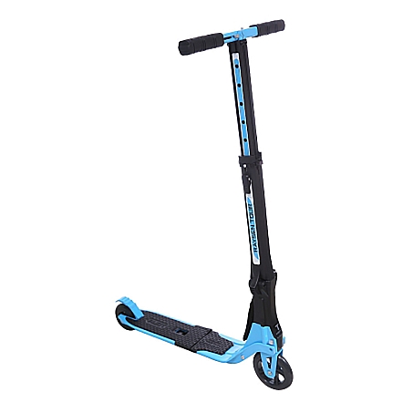 RAYSEN Самокат двухколесный складной TOUR, голубой SKY BLUE + сумка переноска