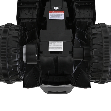 PITUSO Электроквадроцикл 491B 6V/4,5Ah,20W*1,колеса пласт,свет,муз,67*43*50см,Grey+White/Серо-белый