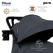 PITUSO коляска детская PERA (прогулочная)Graphite/рама carbon/PU(блок колес)