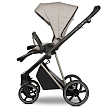 ROAN Коляска 2 в1 Sol Luxury короб + прогулка Hazel/Champagne/руч.Black/к.Black(2 места)