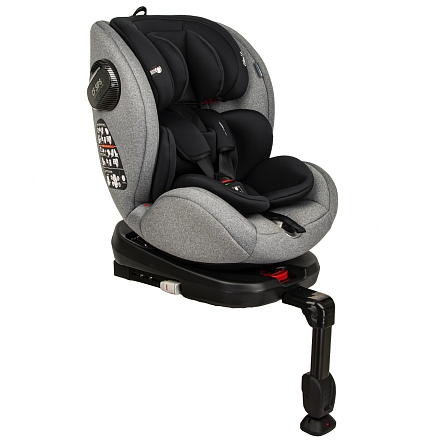 Pituso Удерживающее устройство для детей 0-36 кг Roys Grey, Black Inlay /Серый,Черный вкладыш