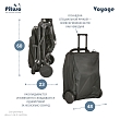 PITUSO коляска детская прогулочная  VOYAGE Black/Red /Черный/Красный/чехол на ножки
