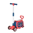 PITUSO Самокат трехколесный HD-8814B, 3в1 Red/Красный (2 места)