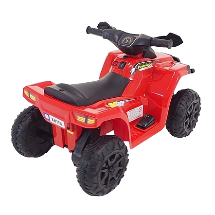 **PITUSO Электроквадроцикл XH116, 6V/4.5Ah,20W*1,колеса пласт,свет,муз,амортиз,68*42*45см,Красный