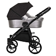 **TUTIS Коляска 2 в1 NOVO короб + прогулка Кожа Pearl Metalic/Black Reflective Print
