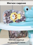 BAMBOLA Ходунки Froggy (круглые) (6 силик.кол,игр.,муз) 7 шт/уп (64*64*56) Blue/Нежно-голубой