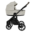 ROAN Коляска 2 в1 Bass Next  короб + прогулка Marzipan/Black/руч.Cappuccino(2 места)