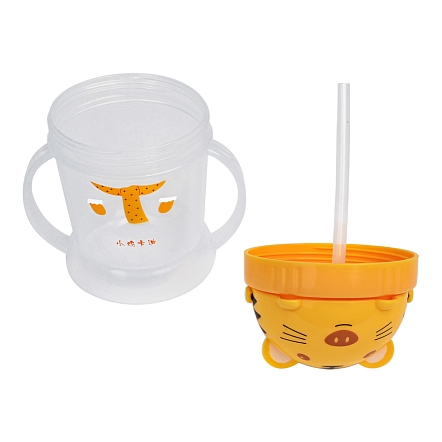 PITUSO Поильник с ручками 240 мл Tiger (Тигренок) (уп/12шт)