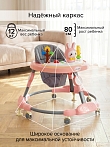 BAMBOLA Ходунки Зайчик (круглые)(6 силик.кол,игр.,муз) 6 шт/уп (67*67*55) Soft Pink/Нежно-розовый