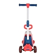 PITUSO Самокат трехколесный HD-8814B, 3в1 Red/Красный (2 места)